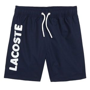 Lacoste Logo Print Swim Short